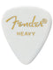 Fender Classic Celluloid 351 Shape, White, Heavy (12 Pk)