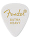 Fender Classic Celluloid 351 Shape, White, Extra Heavy (12 Pk)