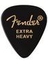 Fender Classic Celluloid 351 Shape, Black, Extra Heavy (12 Pk)