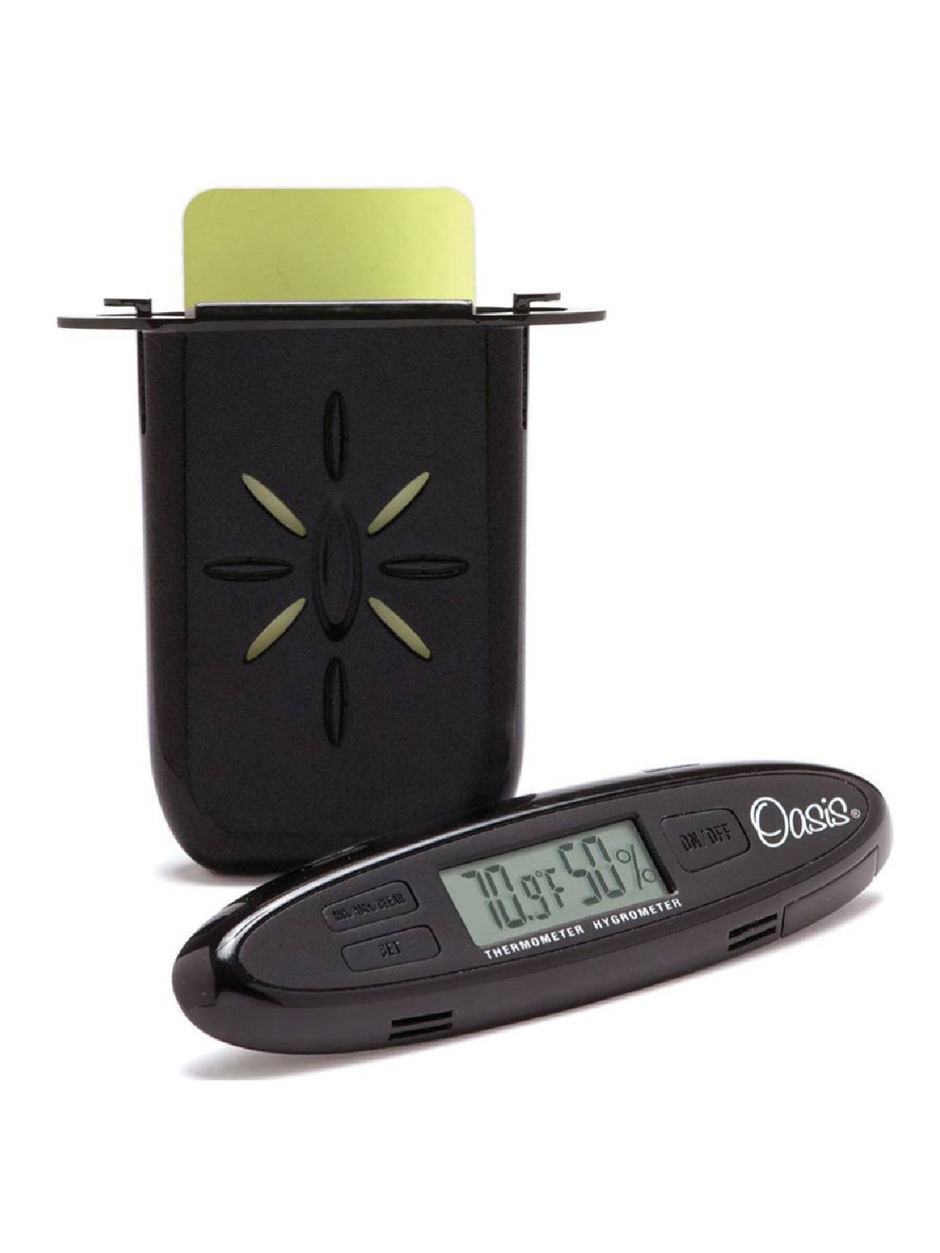 Oasis Humidifier and Hygrometer Guitar Combo