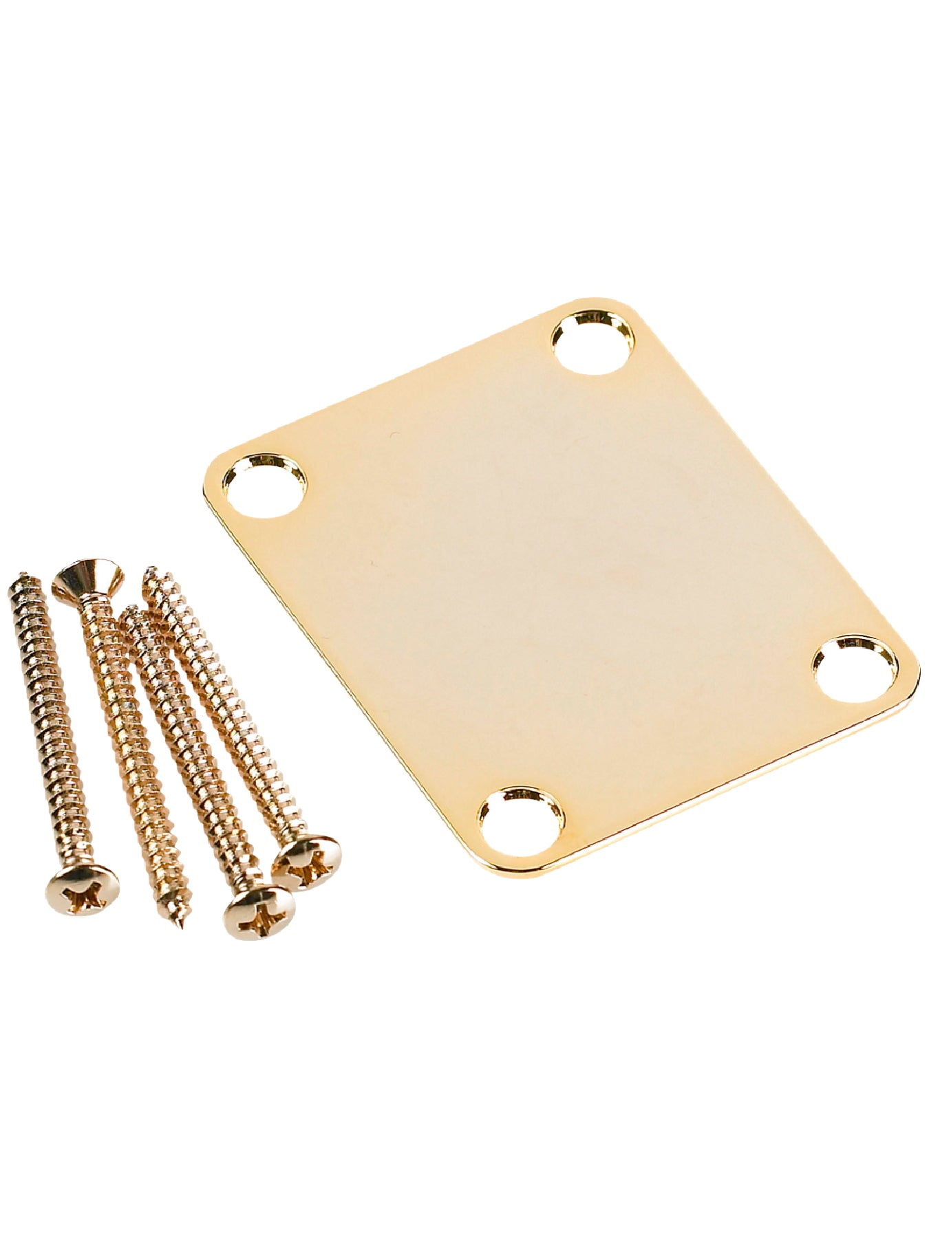Fender 4-Bolt Vintage Neck Plate (No Logo), Gold