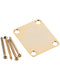 Fender 4-Bolt Vintage Neck Plate (No Logo), Gold