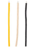 Fender Pure Vintage Cloth Wire, 22 AWG, Black, White, Yellow, 5'