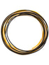 Fender Pure Vintage Cloth Wire, 22 AWG, Black, White, Yellow, 5'