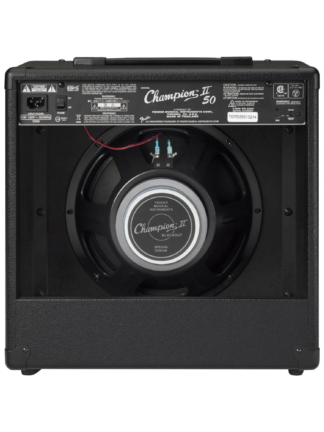 Fender Champion II 50 Blackout