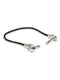 Hosa Guitar Patch Cable, Low-profile Right-angle to Same, 1 ft