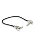 Hosa Guitar Patch Cable, Low-profile Right-angle to Same, 1 ft
