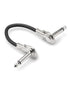 Hosa Guitar Patch Cable, Low-profile Right-angle to Same, 6 in