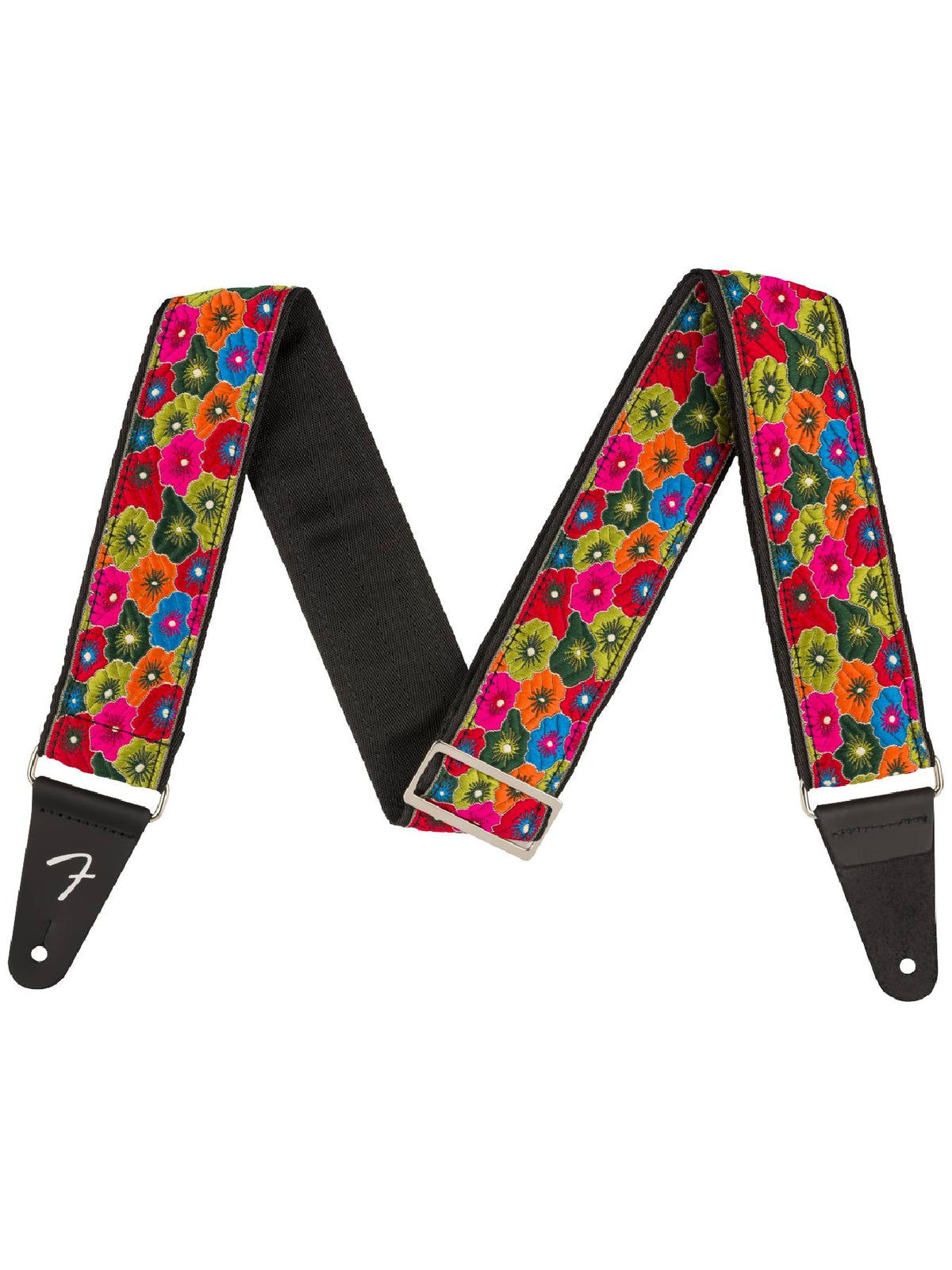 Fender Wild Bloom Strap, Green, 2