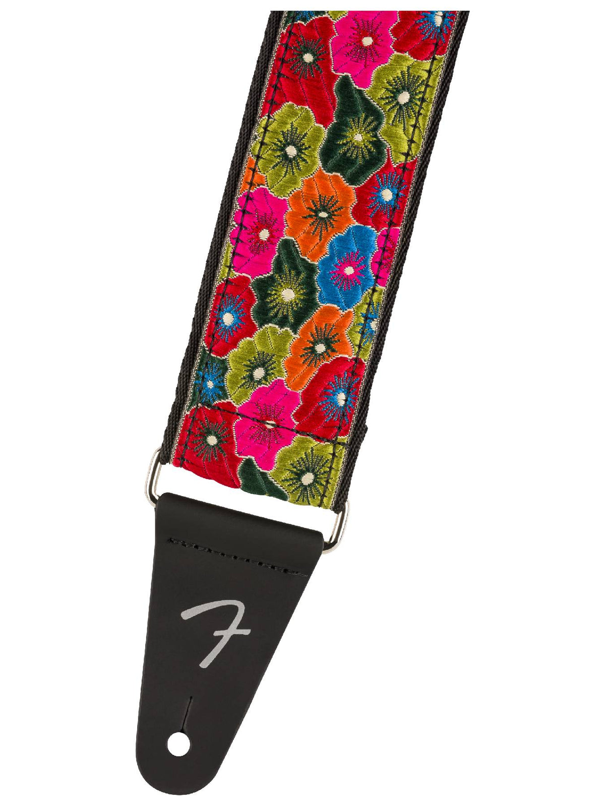 Fender Wild Bloom Strap, Green, 2