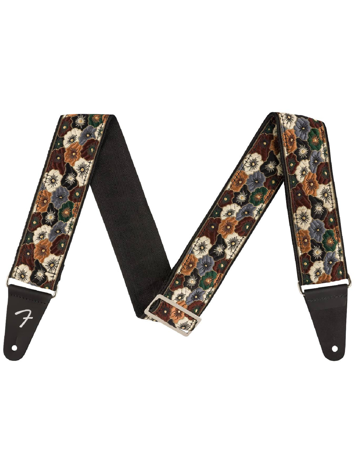 Fender Wild Bloom Strap, Brown, 2