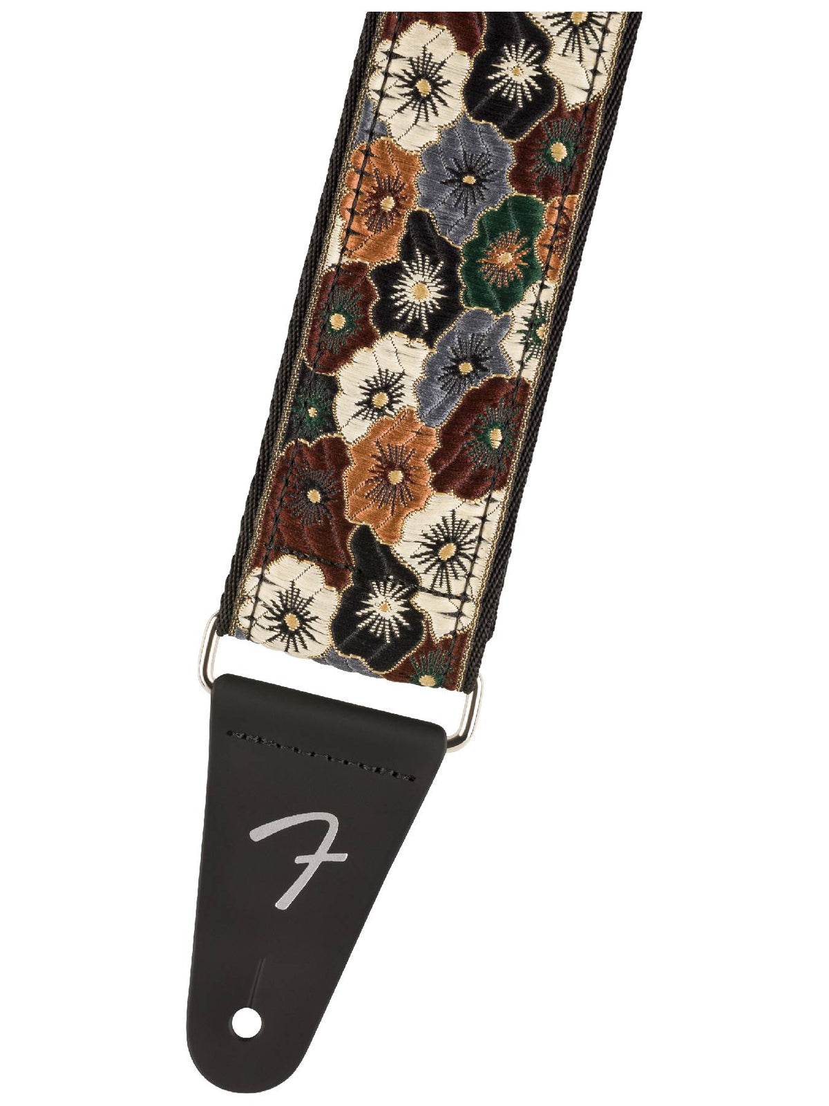 Fender Wild Bloom Strap, Brown, 2