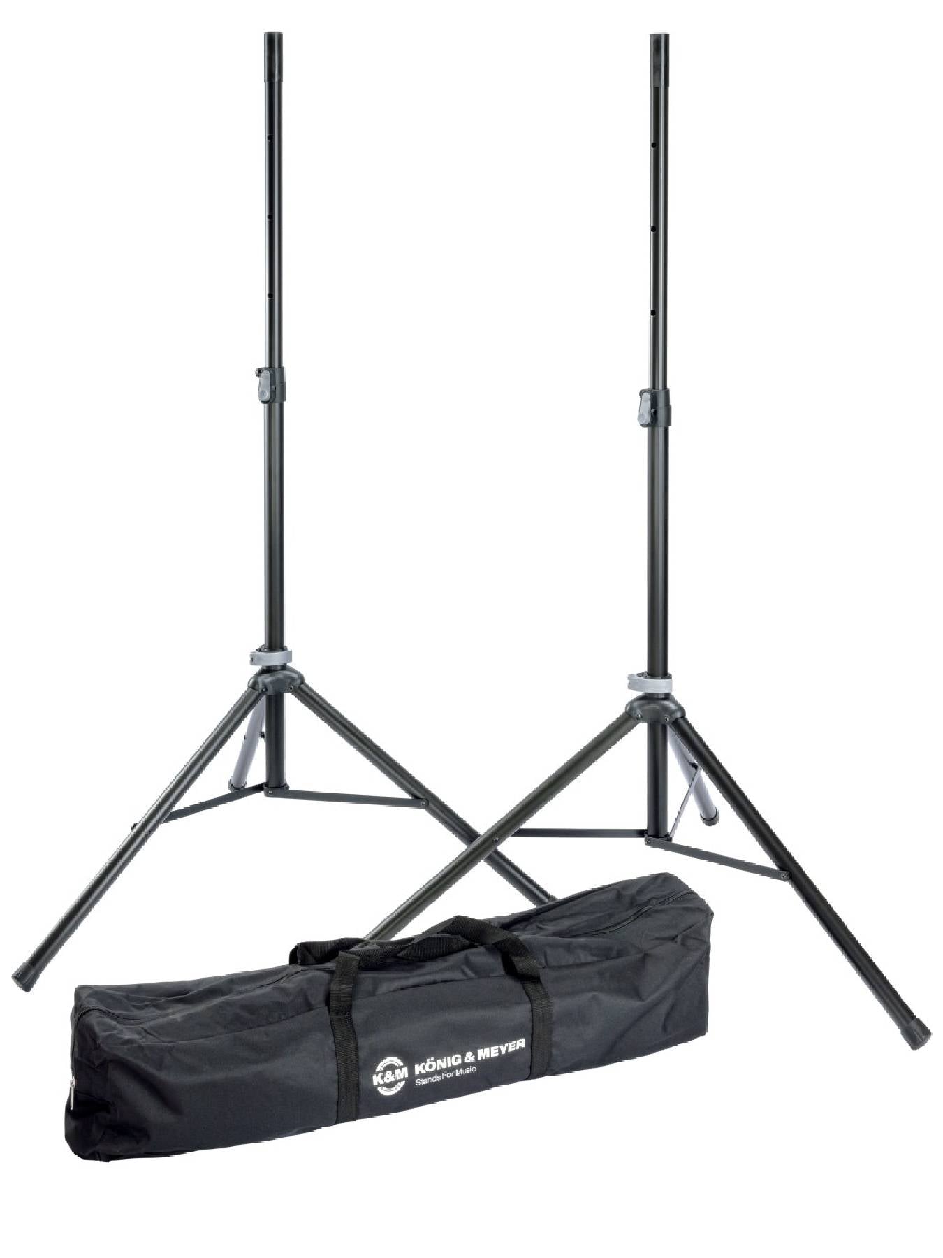 K&M Speaker Stand Package, Black