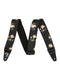 Fender Floral Strap, Black, 2"