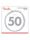 Fender Stainless 9050's Flatwound Bass Strings, .050 -.100