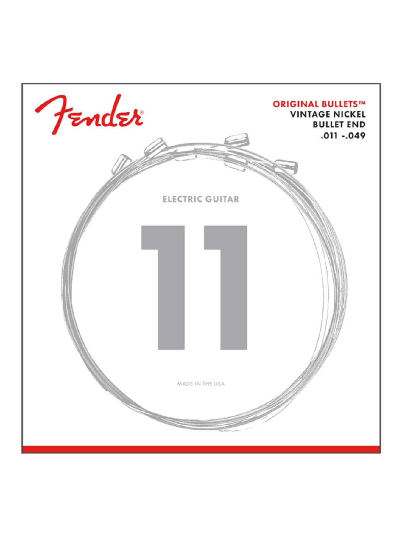 Fender Original Bullet Strings, Pure Nickel, .011 - .049