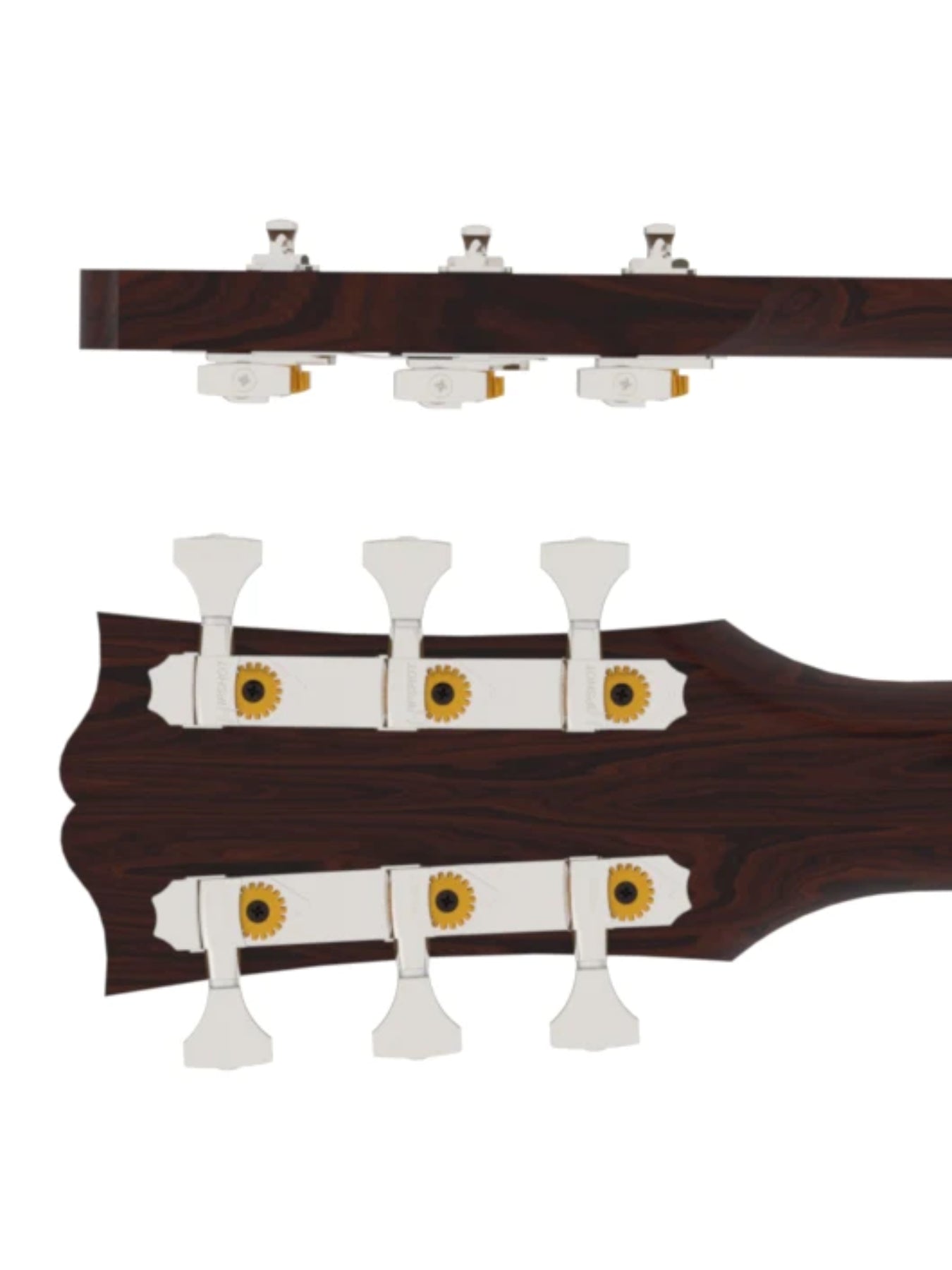 Hipshot Guitar Tuner Upgrade Kit, 3+3, Classic Open, Nickel