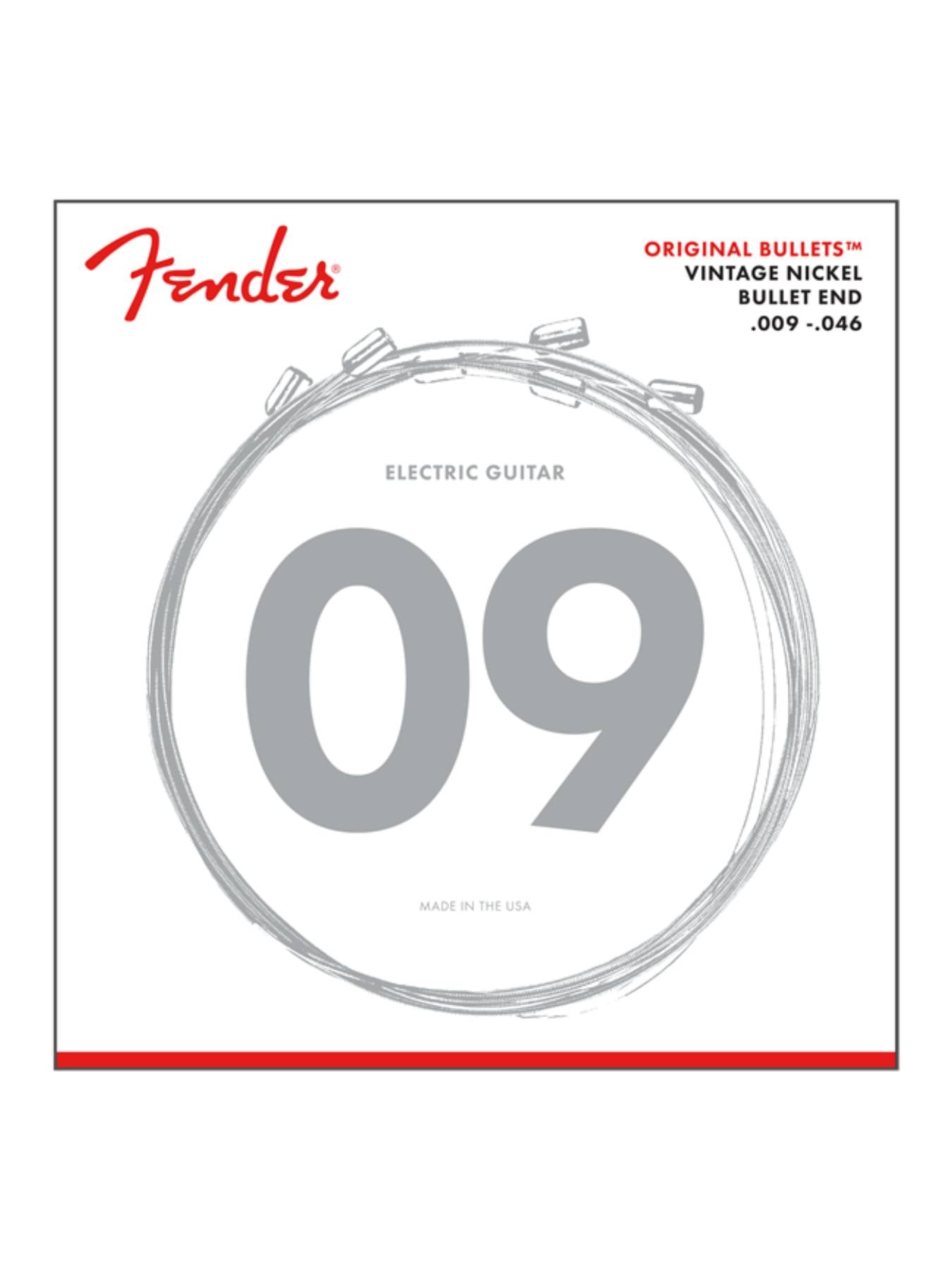 Fender Original Bullet Strings, Pure Nickel, .009 - .046