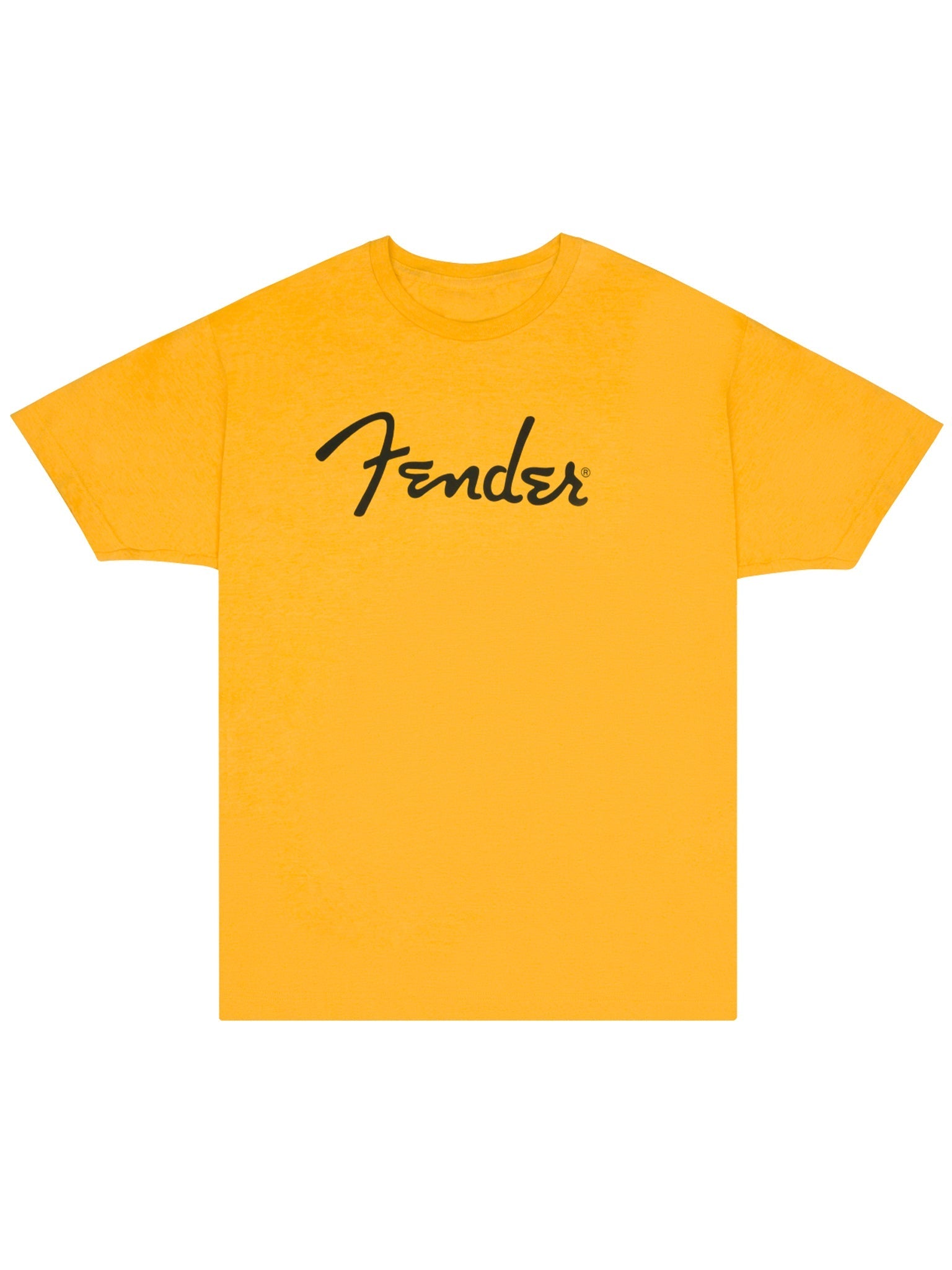 Fender Spaghetti Logo T-Shirt, Butterscotch Blonde, XL