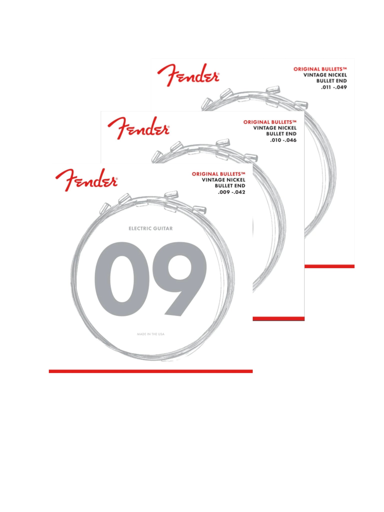 Fender Original Bullet Strings, Pure Nickel
