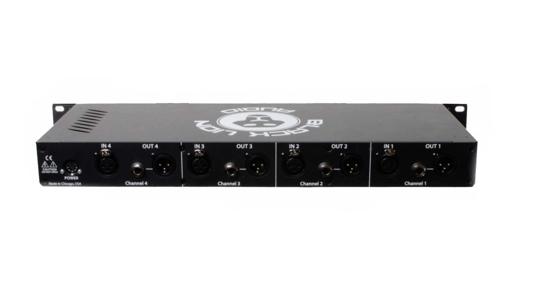 Black Lion Audio B12A Quad 4-Channel Microphone Preamplifier