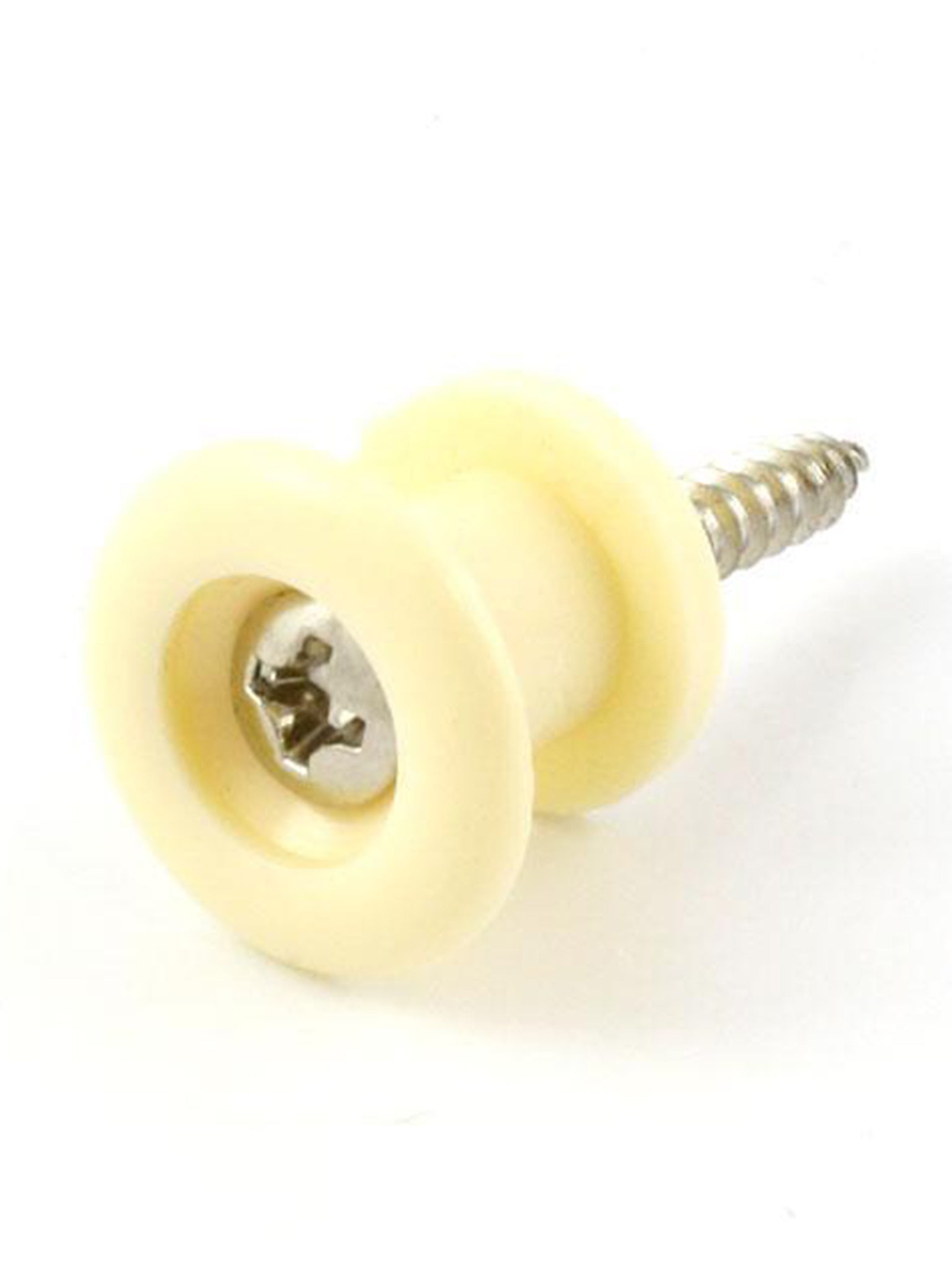 All Parts Plastic Strap Button, Cream