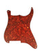All Parts PG-0992-044 Strat Pickguard, No Routes, Red Tortoise Shell, 3 ply