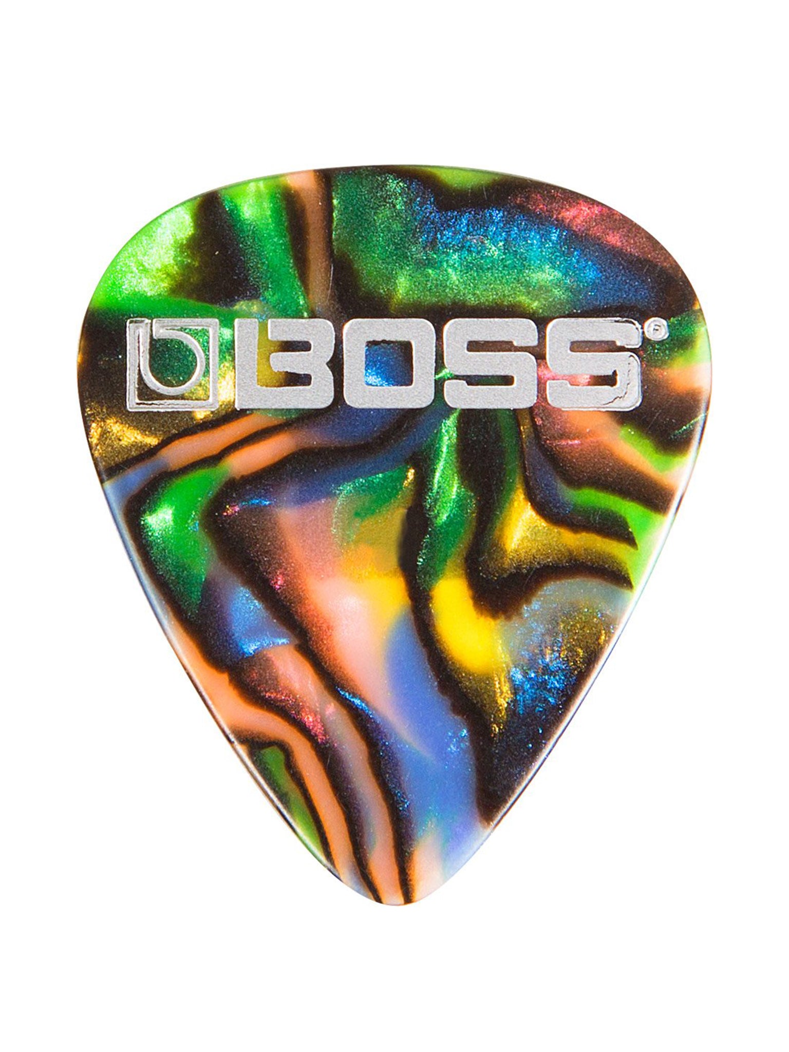 Boss Celluloid Picks, Abalone, Heavy (12 Pk)