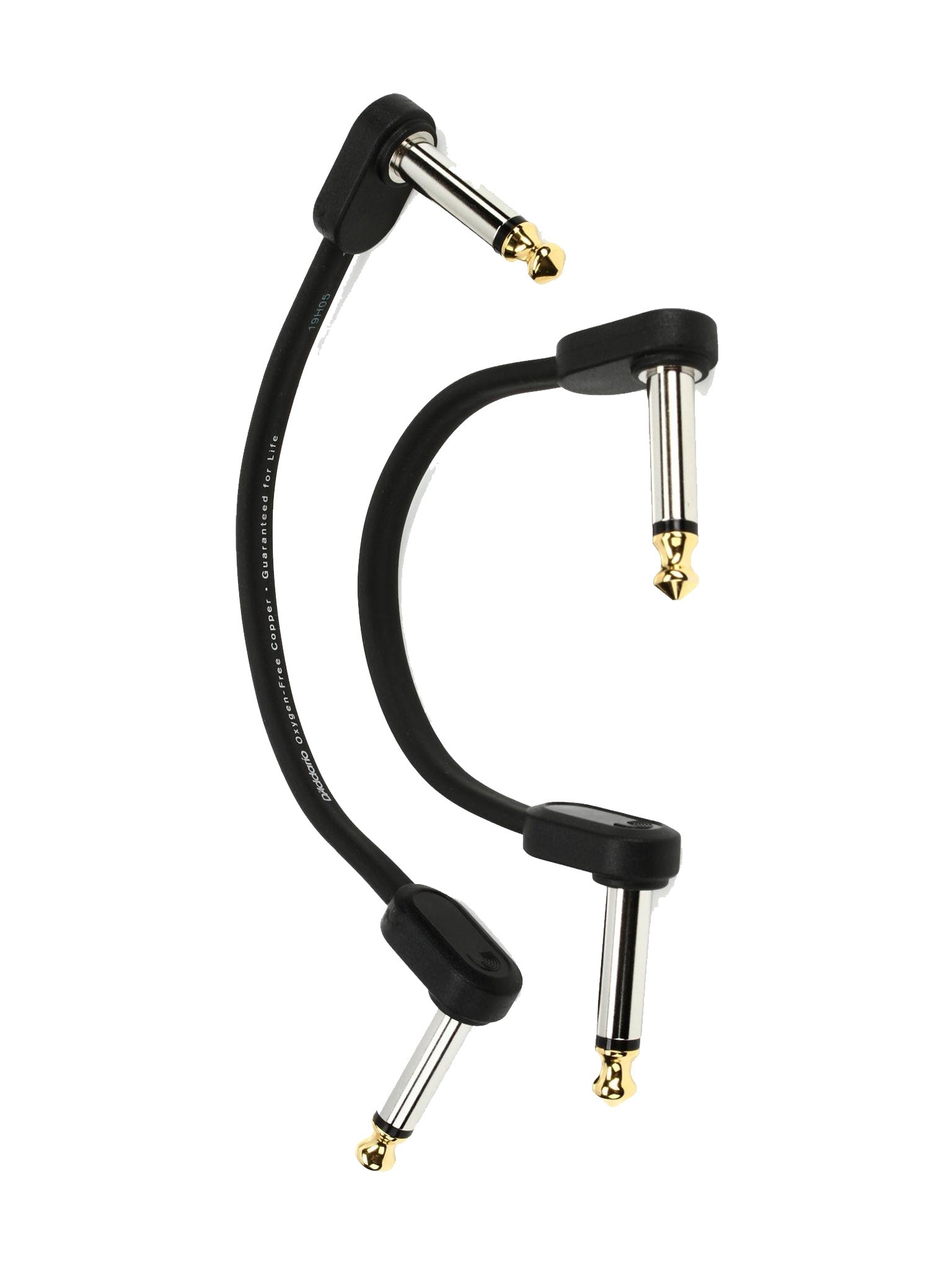 D'Addario Flat Patch Cable, Twin Pack