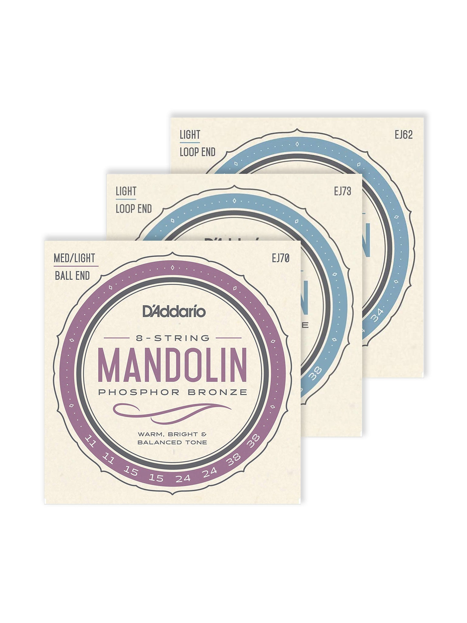 D'Addario Phosphor Bronze Mandolin Strings