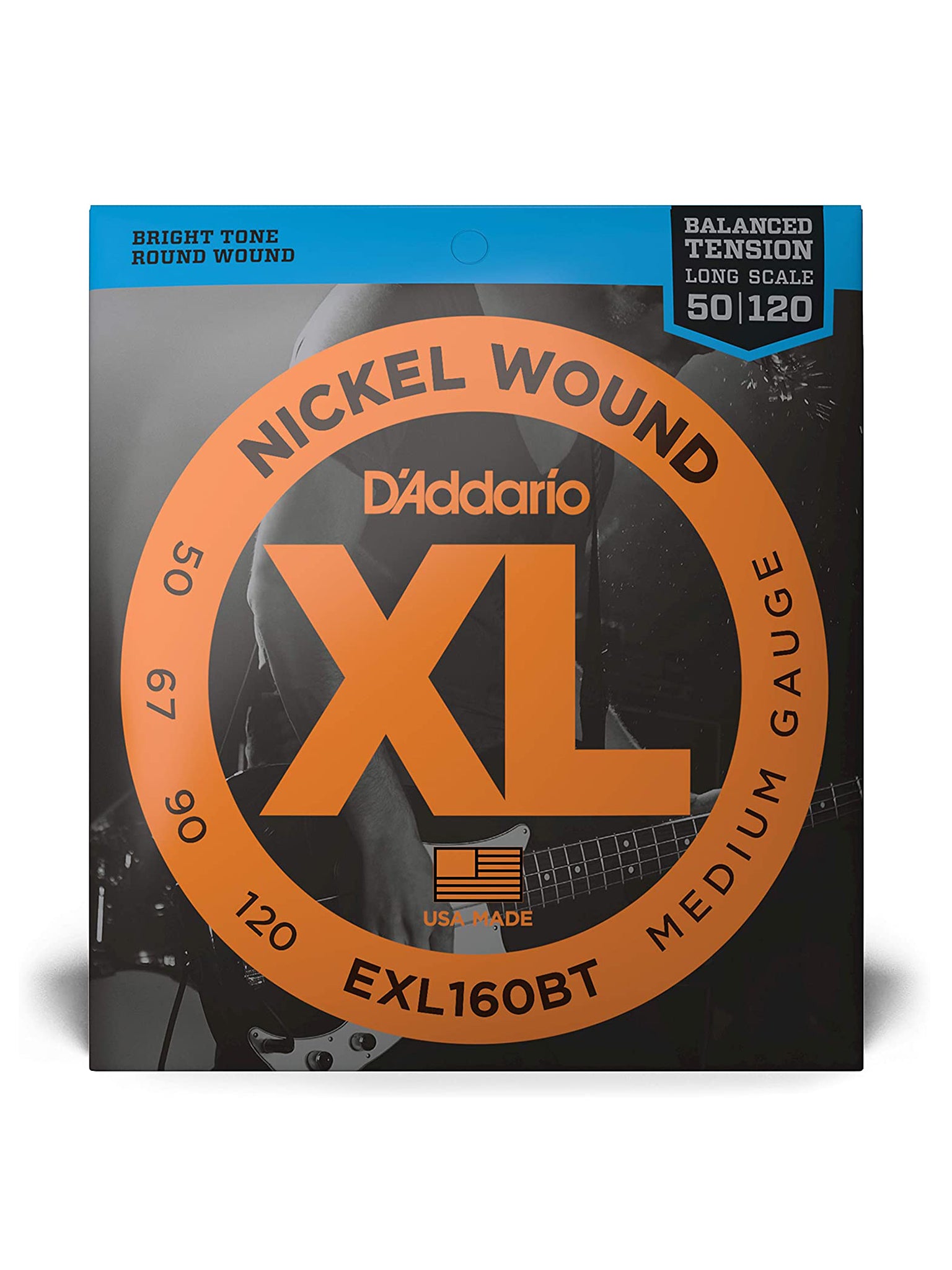 D'Addario EXL Nickel Wound Electric Bass Strings
