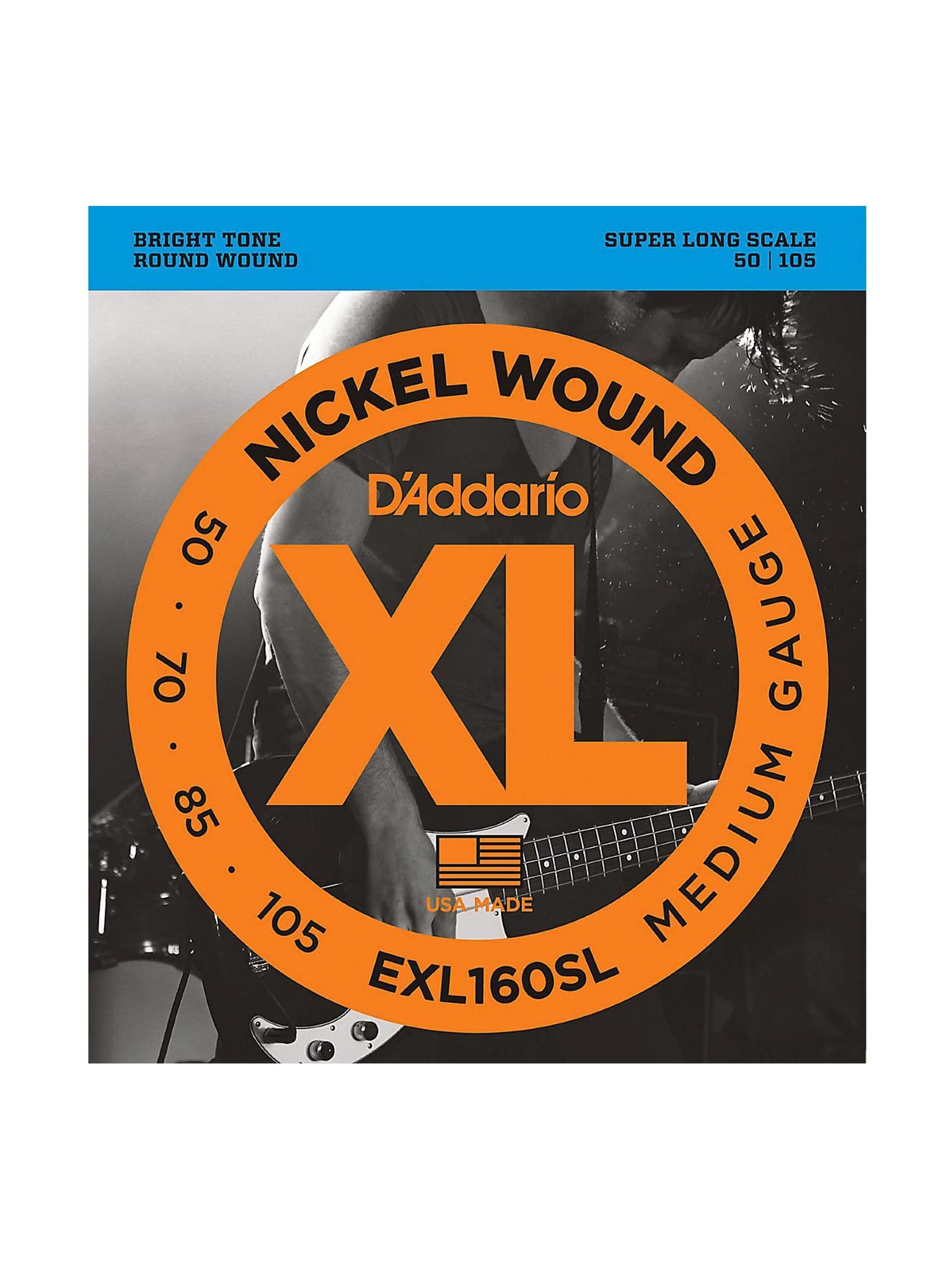 D'Addario EXL Nickel Wound Electric Bass Strings