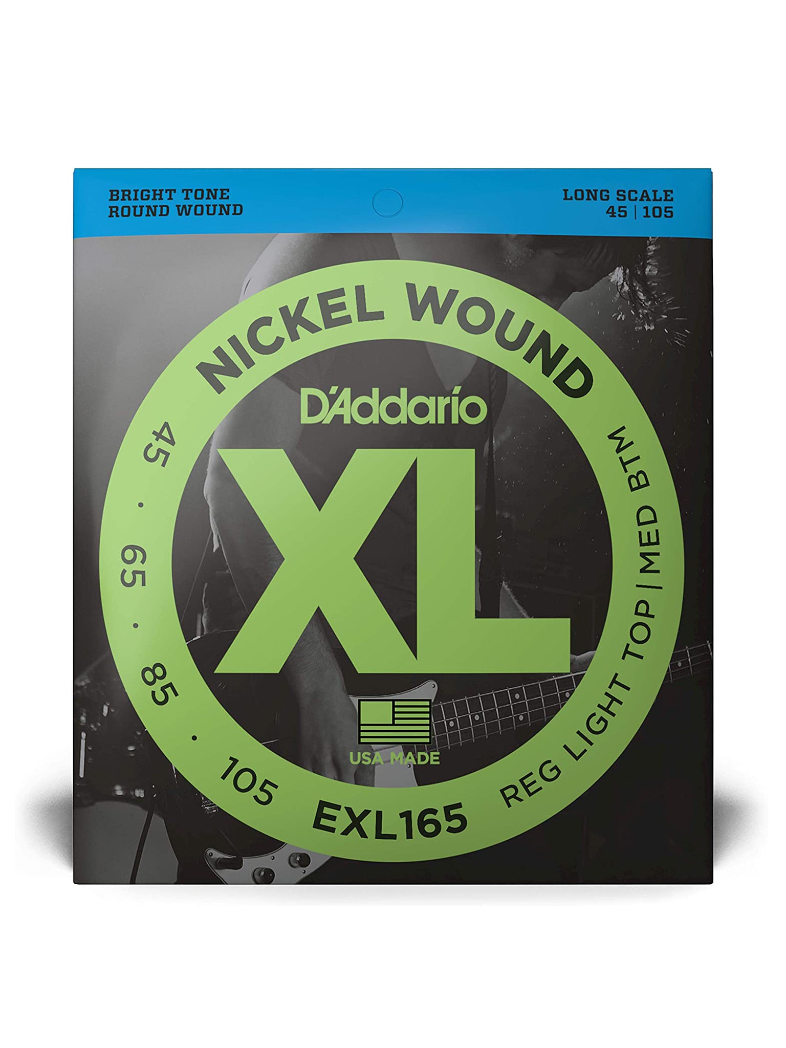 D'Addario EXL Nickel Wound Electric Bass Strings