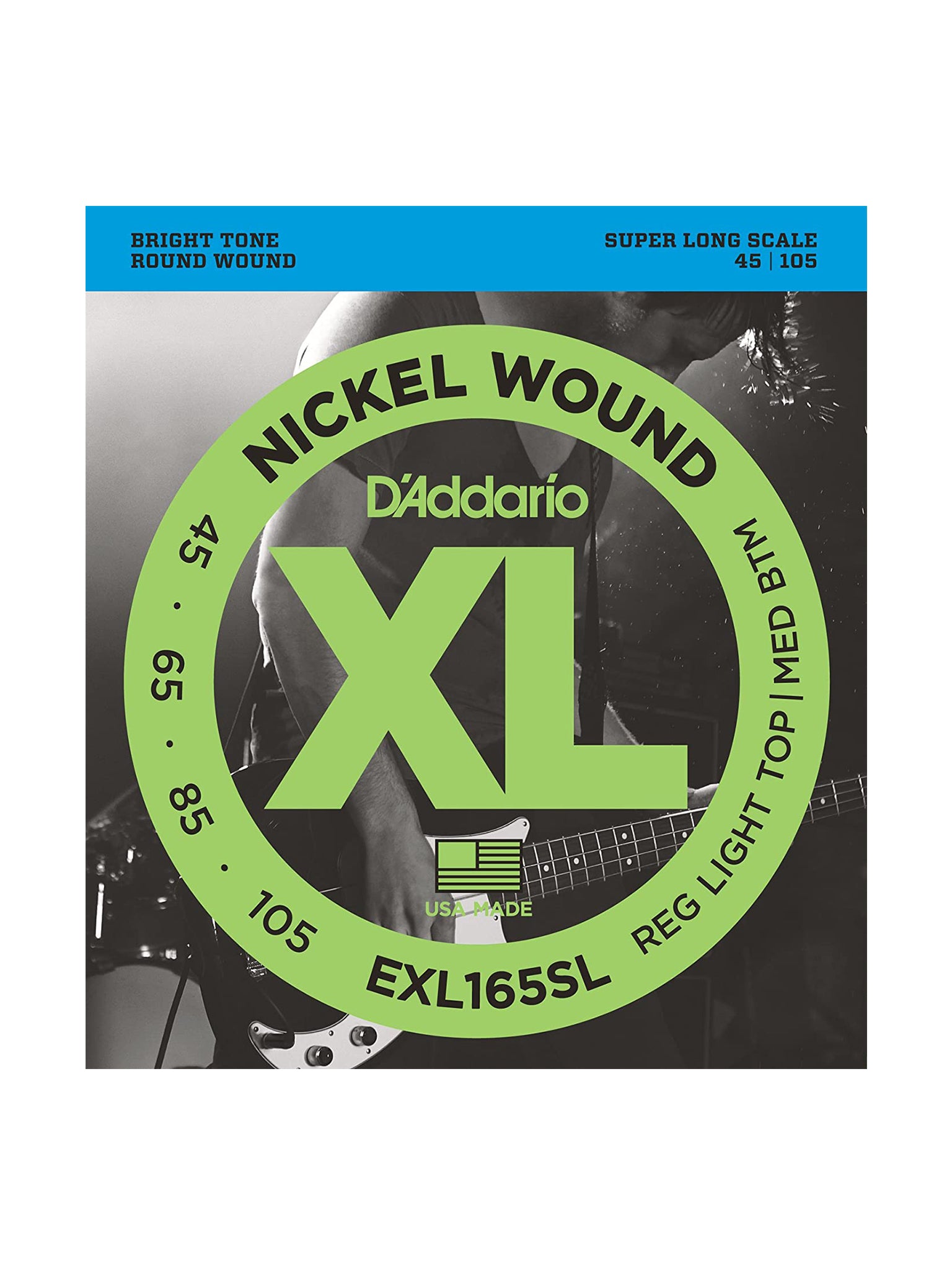 D'Addario EXL Nickel Wound Electric Bass Strings