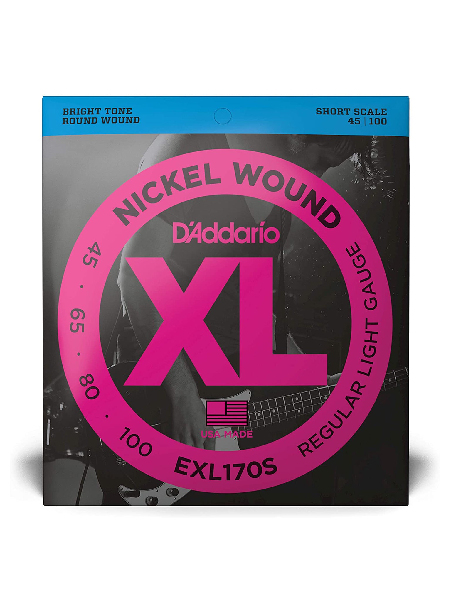 D'Addario EXL Nickel Wound Electric Bass Strings