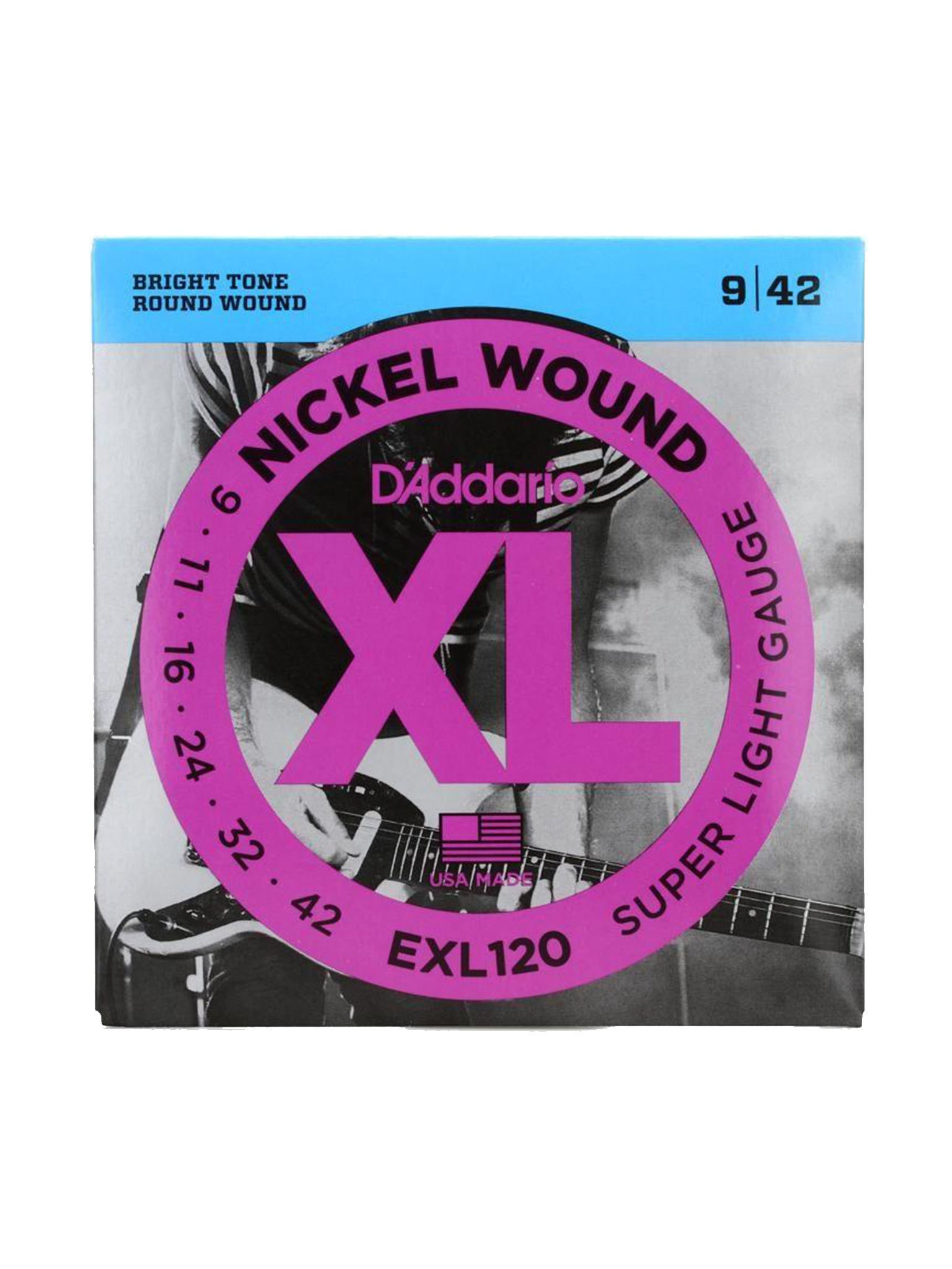 D'Addario EXL Nickel Wound Electric Guitar Strings