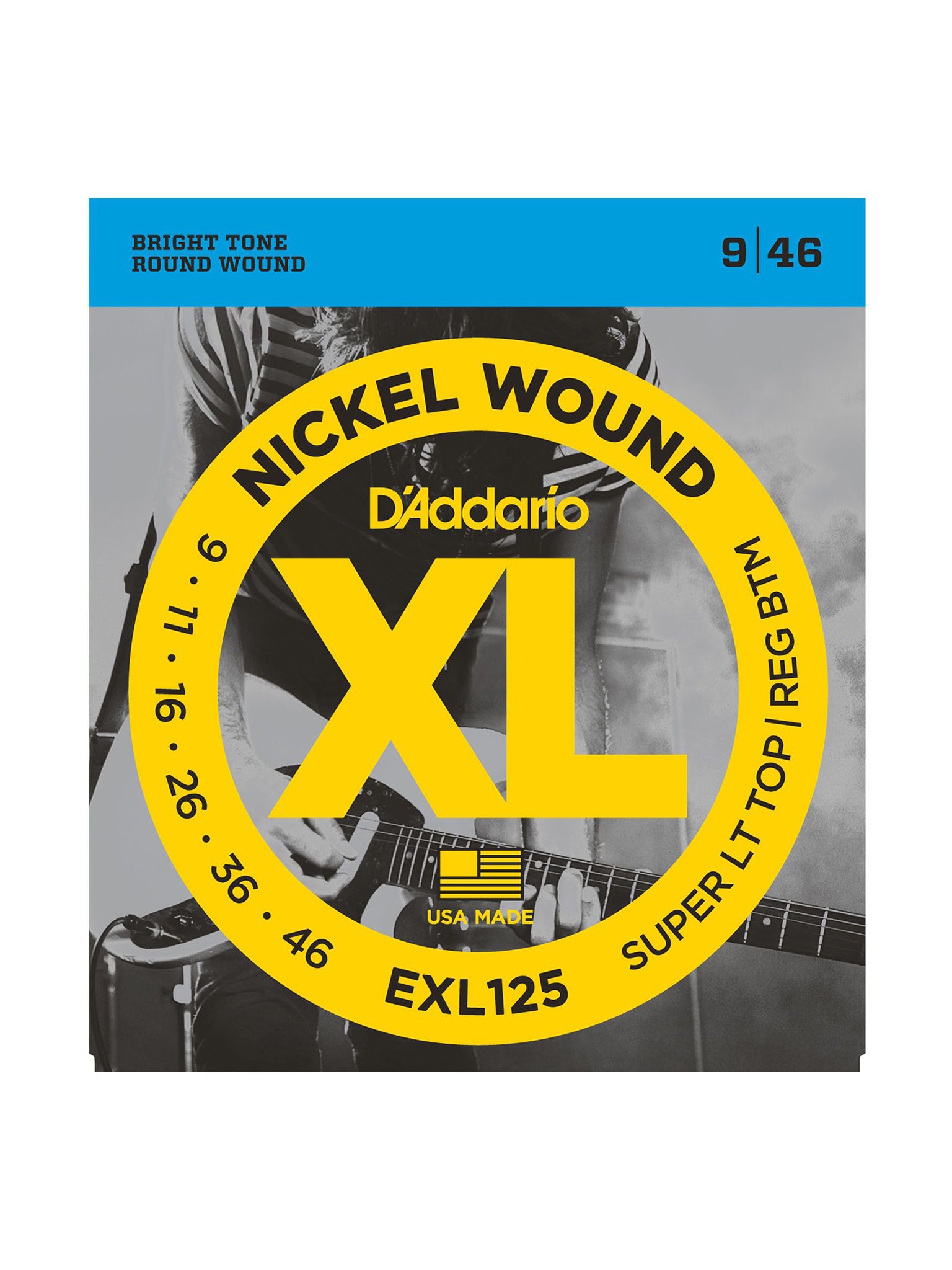 D'Addario EXL Nickel Wound Electric Guitar Strings