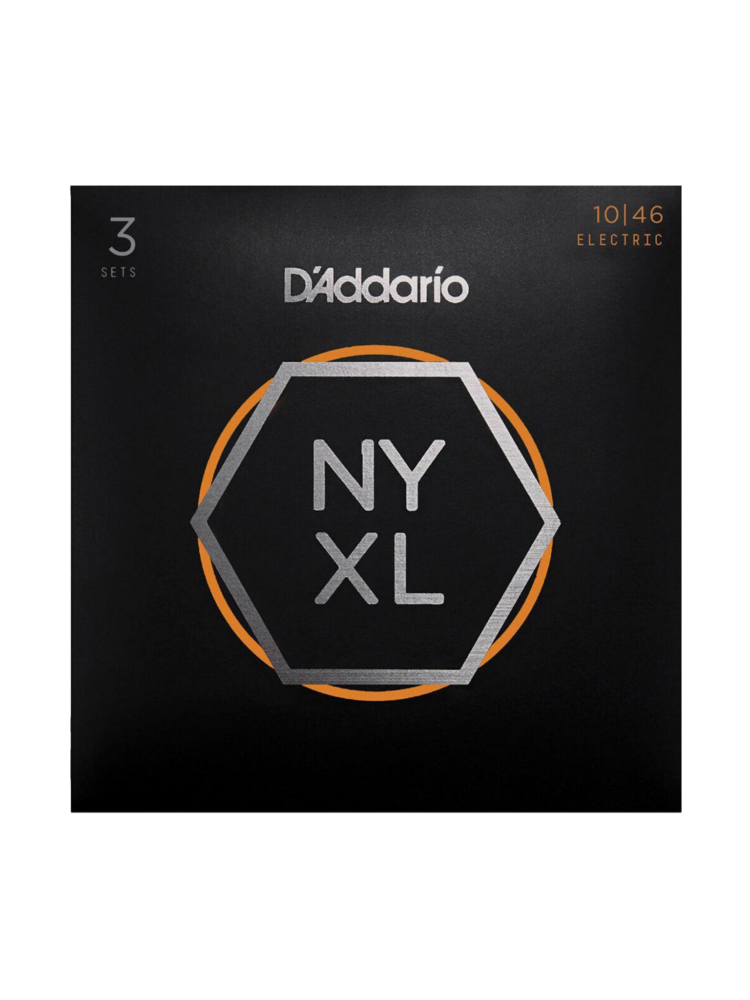 D'Addario NYXL Electric Guitar Strings, 3 Pack