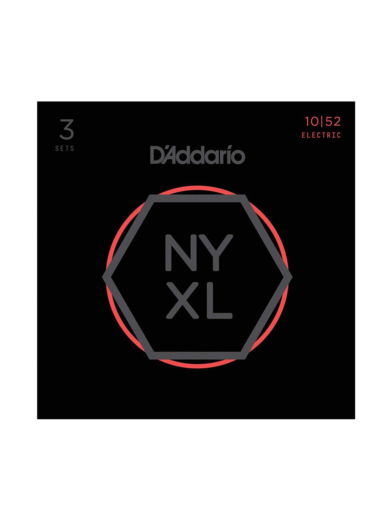 D'Addario NYXL Electric Guitar Strings, 3 Pack