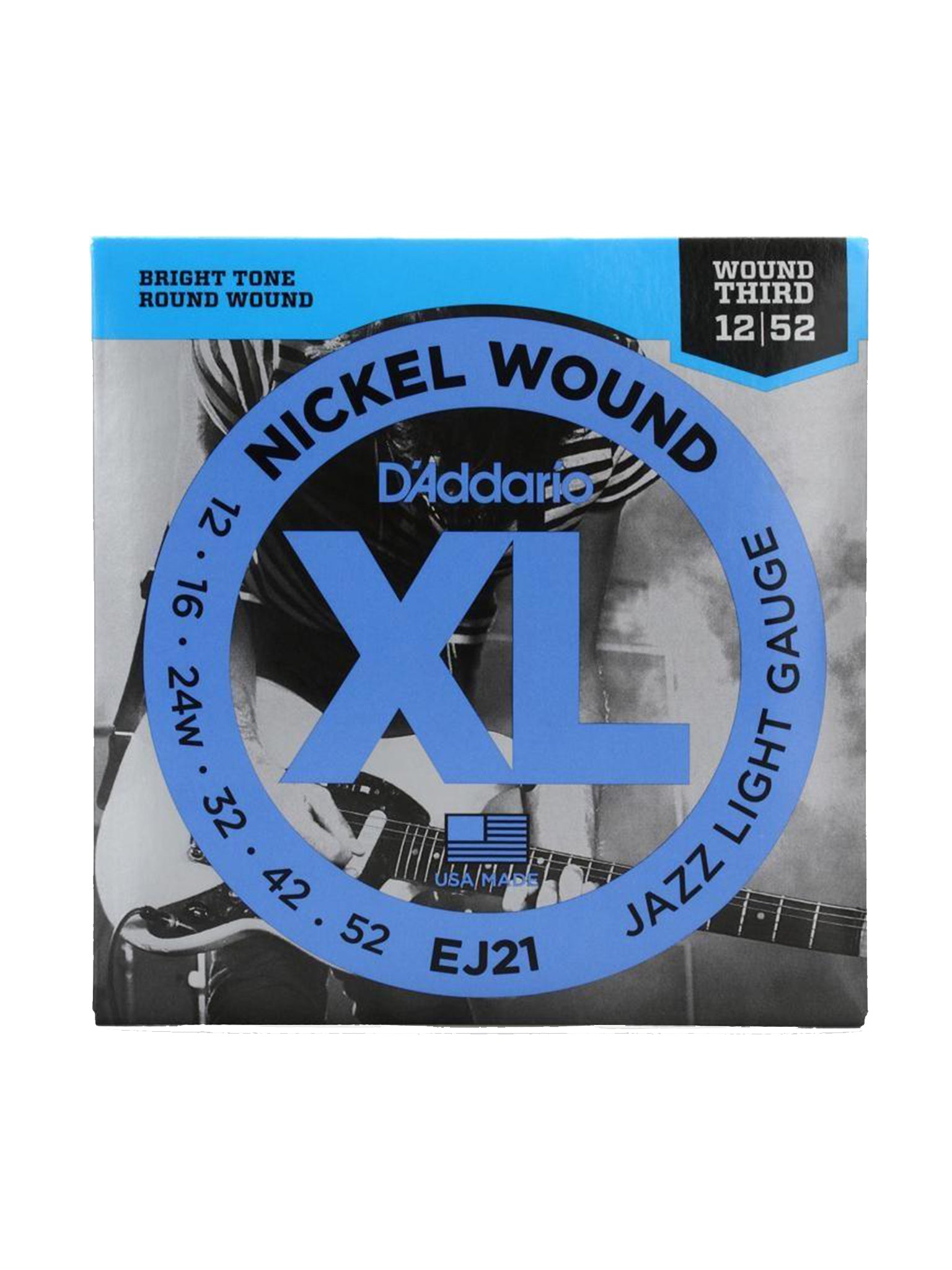 D'Addario Nickel Wound 3rd Electric Guitar Strings