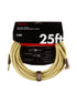 Fender Deluxe Series Instrument Cable, Straight/Angle, 25', Tweed