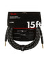 Fender Deluxe Series Instrument Cable, Straight/Straight, Black Tweed