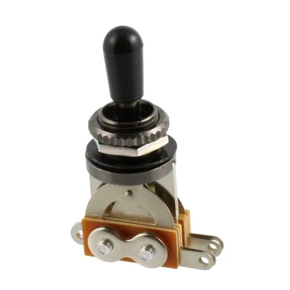 All Parts EP-0066-003, Black Short Toggle Switch