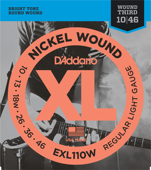 D'Addario EXL Nickel Wound Electric Guitar Strings