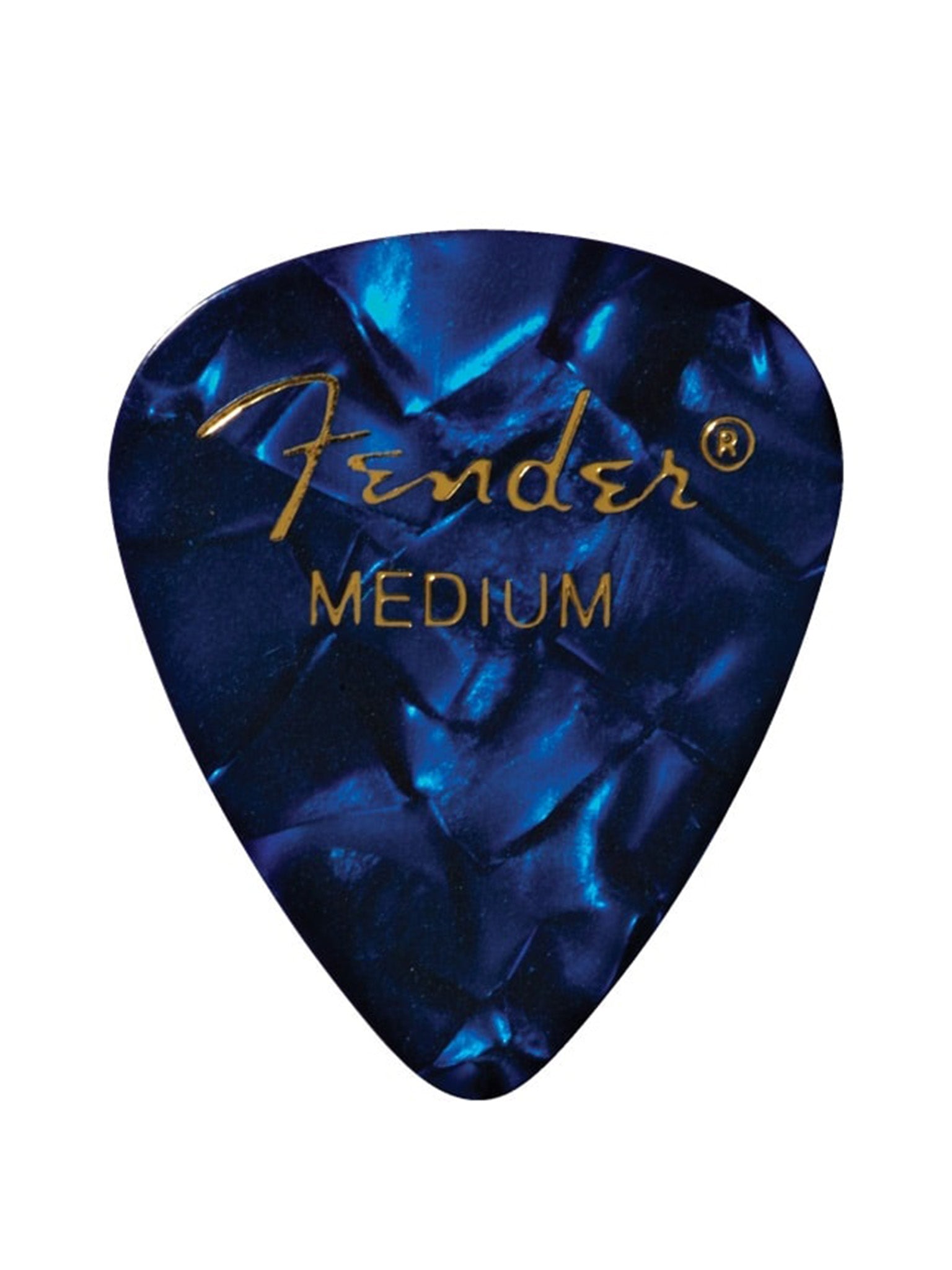 Fender Premium Celluloid 351 Shape, Blue Moto, Medium (12Pk)