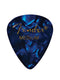 Fender Premium Celluloid 351 Shape, Blue Moto, Medium (12Pk)