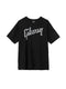 Gibson Distressed Logo T-Shirt, Black, Small