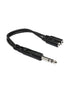 Hosa YMP-234 1/4 TRS to Dual 1/8 TRS Female