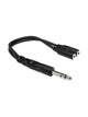 Hosa YMP-234 1/4 TRS to Dual 1/8 TRS Female