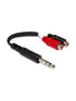 Hosa YPR-102 1/4 TRS to Dual RCA Female